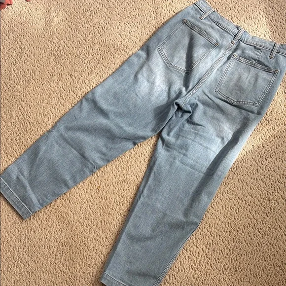 Madewell Blue Ankle Cropped Jeans Classic Style - Picture 3 of 4